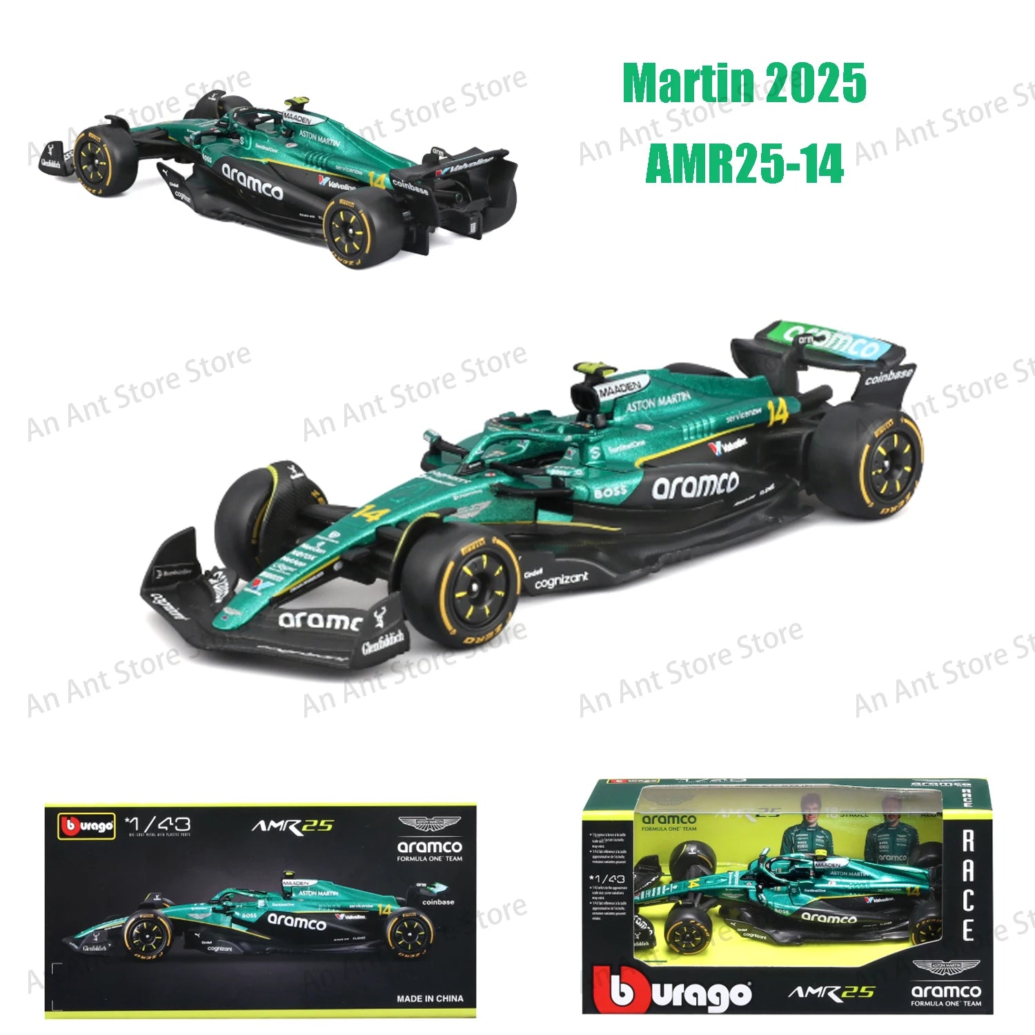 Aston Martin Formula 1 AMR25 2025 1:43 Model